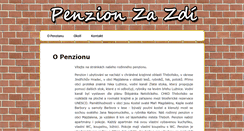 Desktop Screenshot of penziontrebonsko.cz